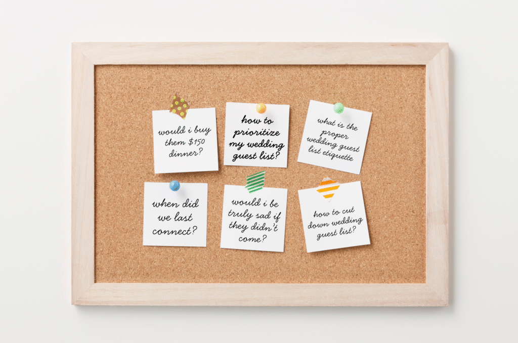 wedding guest list etiquette tips